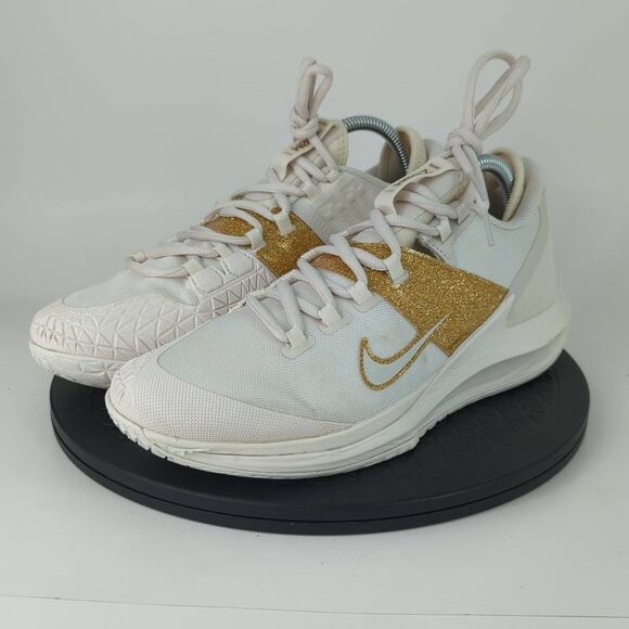 Nike Shoes - Nike Court Air Zoom Zero HC White/Gold Tennis Shoes AA8022-003 Women’s Size 9.5